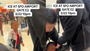 울부짖는 9세 딸 앞에서 체포된 母…美 ICE 공항 단속 영상 논란