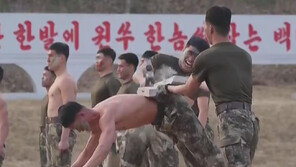 무시무시한 北특수부대…손으로 못 짚은채 허리 위 벽돌 부숴