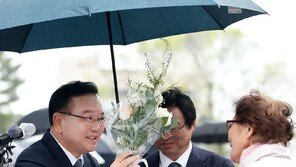 “어, 진짜 김부겸이 받네? 수고하세요, 뚝~”