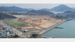 주 행사장 공정률 70%… 동백 등 2만 그루 ‘해안 숲’ 조성