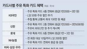 “기름값 L당 최대 150원 할인”… 카드사 ‘주유카드’ 앞다퉈 이벤트