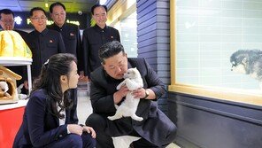 김정은 가슴팍 찌른 딸 주애, 金 훈시중 캣타워서 딴짓까지…