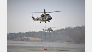 산불진화 軍헬기, 유엔사 승인없이 DMZ 진입