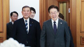 이시바 “李대통령, 다카이치와 사이 좋다는 얘기에 기뻐”