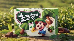 오리온, 100만개 완판 한정판 ‘초코송이 말차’ 정식 출시… “보는 재미까지 더했다”