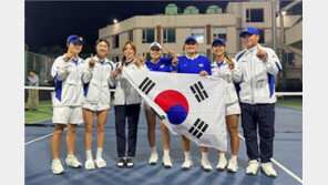 한국 여자 테니스, 국가대항전 빌리진킹컵 3연승…뉴질랜드 3-0 제압