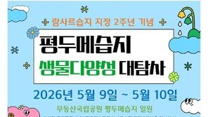 람사르습지 무등산 ‘평두메습지’ 생태 탐사 참가자 28일까지 모집