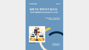 ‘상위 1%’ 부자 조건은 순자산 34.8억 이상… 전년비 5.5%↑