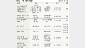 2026년 4∼5월 서울의 문화행사
