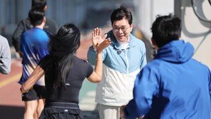 러너들 만난 정원오…캠프 대변인단엔 김동아·이주희·김규현 합류