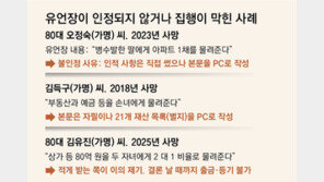 [단독]“디지털 유언장은 무효”… 68년간 손글씨만 인정