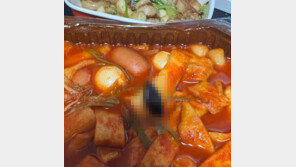 배달 떡볶이에 바퀴벌레가…본사 “불쾌감 드려 죄송” 사과