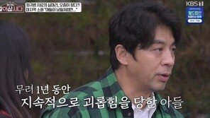 권오중, 아들 학폭 피해에 눈물…“기어다니고 맞았다”