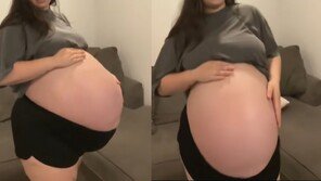 “다섯쌍둥이 아니야?”…멕시코 임산부 거대한 만삭 배, 이유는