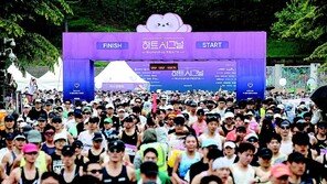 5000명 봄비 속 질주…‘하트시그널 러닝페스타’ 도심 달궜다