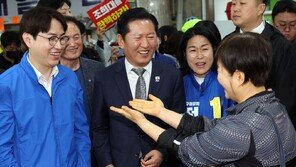부산 찾은 정청래 “하정우 호감도 매우 높아”…하정우 “초심 잃지 않을 것”