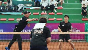 정구대회 출전한 감독들, 실력 살아있네![청계천 옆 사진관]