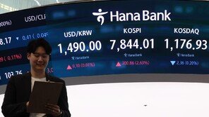 환율 다시 1490원대… 한달만에 가장 높아