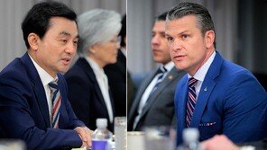 밋밋했던 안규백·헤그세스 회담…韓美, 각자 할 말만 했다