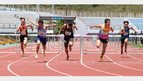 김주호, 육상선수권 남자 110m 허들 13초97로 우승