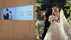 故최진실 딸 최준희가 공개한 결혼식…오빠 손 잡고 입장