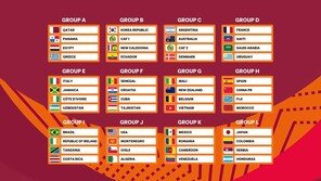 U17 축구대표팀, FIFA 월드컵서 에콰도르-뉴칼레도니아 등과 B조 편성