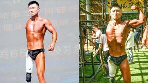 “팔·다리 잃고도 다시 운동 시작” 보디빌딩 무대 오른 30대 남성 