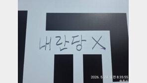 국힘 시의원 후보 유세차량에 ‘내란당X’ 낙서한 60대 검거