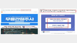 무릎 주사를 “줄기세포 치료” 속여… 재생의료 허위-과장 246건 적발