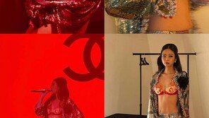 제니, 애프터파티서 과감한 백리스 룩…슬림 몸매 자랑