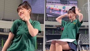 대만 진출 치어리더 이다혜, 여고 교복 입고 응원 ‘시끌’