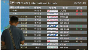 태풍 ‘장미’ 여파…국적항공사 日 항공편, 지연·결항 잇따라