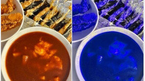 “정치적 중립 의지”…‘빨간-파란 떡볶이’ 인증샷 등장