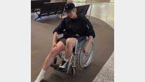 ‘쌍둥이父’ 손민수, 휠체어 신세 “수술에 재활까지…아내 임라라에 미안”