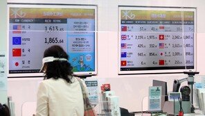 달러 예금 금리도 한달새 최고 0.58%P 올라…고환율 잔액 다시 늘어