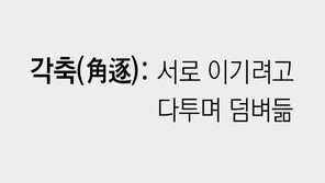[신문과 놀자!/미션 나의 문해력]각축(角逐)