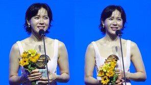 “코디가 안티인가”…손예진 시상식 드레스·헤어에 엇갈린 반응
