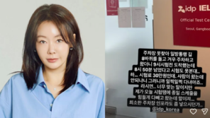 “1분 넘겨 입실 통제” 안선영, 시험 주관사 ‘저격’에 끝내 사과
