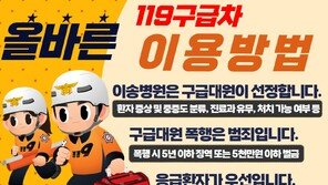 구급대원 1년에 8명꼴 “업무 도중 맞았다”