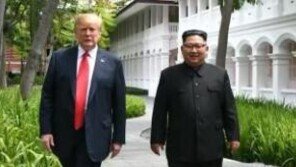 트럼프, ‘이란 종전’ 예고후 김정은과 산책 사진 SNS에
