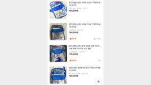 BTS 부산 콘서트서 나눠준 기프트백, 중고 시장 등장…“25만원에 팔아요”