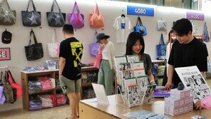쇼핑몰에 크리에이터 굿즈 편집숍