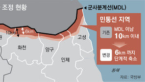 민통선 평균 2km 북쪽으로 옮겨… ‘여의도 240배’ 보호구역 해제-완화