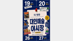 “문화로 시장 경제 활성화”… 광주 대인예술야시장 개장