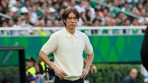 홍명보 “결과 아쉽지만 준비한 것 잘 나와…고개 숙일 필요 없다”