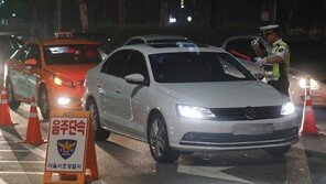 경찰, 오늘 강남권 음주운전 집중 단속…249명·53대 투입