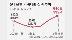 빚투-주담대 쌍끌이에… 가계대출 두달새 6조 늘어