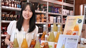 탄산수 섞어 홈 하이볼… 살구-멜론-망고 3종 출시