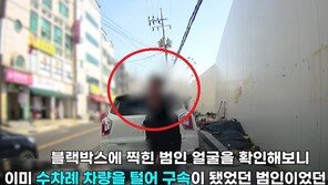사이드미러 안 접힌 차만 골라…상습 차량털이범 결국 검거 (영상)