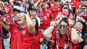 ‘최악 졸전’ 월드컵 3차전 남아공에 0대1 패배… 32강행 또 ‘경우의 수’ 따져야
